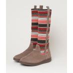 ショッピングMINNETONKA 「Minnetonka」 ロングブーツ 8 ブラウン レディース