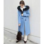 [SHIPS] полупальто "даффл коут" 36 голубой женский 