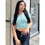 ニット セーター Gydaパフスリーブニットトップス レディース