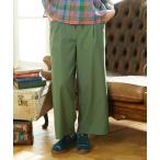 パンツ T/Rツイルワイドパンツ レディース