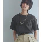 tシャツ コーマコットンロゴTシャツ レディース