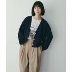 カーディガン ツイードVカーディガン レディース