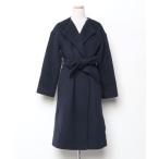 [NANO universe] Пальто Честерфилд 38 темно-синий женский 