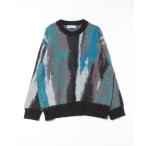 「MAISON SPECIAL」 長袖ニット「ZARAコラボ」 - ブルー レディース