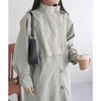 [DISCOAT] пальто с отложным воротником FREE свет хаки женский 