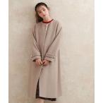 「couture brooch」 ノーカラーコート 38 ライトベージュ レディース