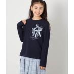 tシャツ 「安心の綿100％」「140-150」モチーフプリントロンT キッズ 子供服 女の子