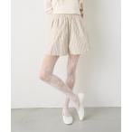 パンツ ストライプショートパンツ レディース