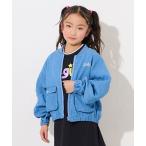 ブルゾン アウター ロゴデニムブルゾン キッズ 子供服 女の子