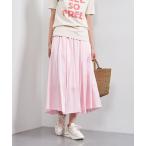 スカート タック ロングスカート