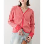 tシャツ Vネックバイカラートップ レディース