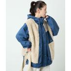 「FREAK'S STORE」 マウンテンパーカー フリ- ブルー レディース