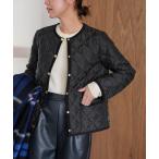 「Traditional Weatherwear」 ノーカラージャケット 36 ブラック レディース