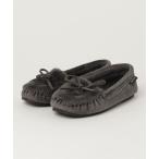 「Minnetonka」 モカシンシューズ 7(24.0) グレー レディース