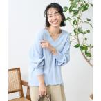 tシャツ アーミーフライス VネックロンT/無地 リブVネックロンT レディース