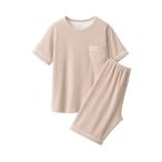パジャマ キッズ 着るタオル 両面パイル 半袖ルームウェアセット キッズ 子供 男の子 女の子