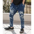 ジーンズ mp13370-Random Bleach Unique Silhouette Pants デニムパンツ メンズ