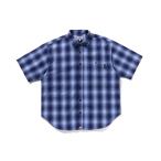シャツ OMBRE CHECK RELAXED FIT SS SHIRT メンズ