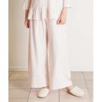 ルームウェア 部屋着 キッドブルー -２５コンビボーダー天竺 -くるぶし丈ボトムス -KRBP536 -kidblue レディース