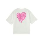 ショッピングＴシャツ tシャツ MELTY HEART FOAM PRINT WIDE S/S TEE レディース