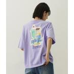 tシャツ BEAR AND PARFAIT WIDE S/S TEE レディース