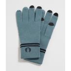 ショッピングフレッドペリー 手袋 「FRED PERRY」「スマホ対応」 TWIN TIPPED MERINO WOOL GLOVES ティップラインメリノウールグローブ 手袋