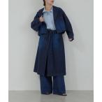 コート アウター 「HERITANOVUM」デニム2WAYコート レディース