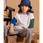 tシャツ 「PAIRMANON STREET」リブ ライン 半袖 Tシャツ キッズ 子供服 男の子 女の子