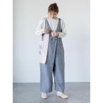 サロペット オーバーオール 麻調オールインワン「2025spring catalog item」 レディース