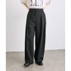 スラックス パンツ 「WEB限定」2タックスラックスパンツ レディース