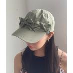 キャップ 帽子 Casselini(キャセリーニ)フロントリボンキャップ レディース