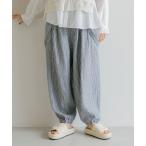 パンツ FINEリネンツイルパンツ レディース