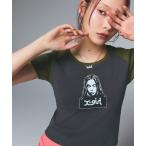 tシャツ FACE RAGLAN S/S BABY TEE レディース