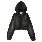 パーカー FADED COMPACT L/S ZIP UP HOODIE レディース
