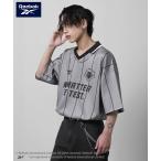 tシャツ 「REEBOK」 ユニフォームデザイン サッカー Tシャツ / 半袖 / ロゴ / ワッペン刺繍 メンズ レディース