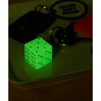 ショッピングキーホルダー キーホルダー マジックキューブ キーホルダー キーリング グロー 蓄光 チャーム ミニ