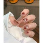 ショッピングネイルシール ネイルチップ ネイルシール ラブリー ハート スクエア ネイルチップ セット