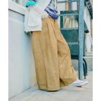 チノパン 「MODE NORM CORE」ムラ染めポケタックパンツ レディース
