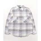 「BEAMS」 長袖ネルシャツ X-LARGE グレー メンズ