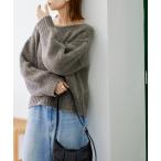 ショッピングmarc 「TRICOTS JEAN MARC」 Vネックニット FREE チャコールグレー レディース
