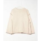 [FREAK'S STORE] длинный рукав вязаный FREE белый женский 