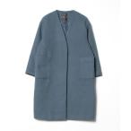 [studio CLIP] no color пальто M голубой женский 