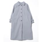 [GeeRA] пальто с отложным воротником LARGE голубой женский 
