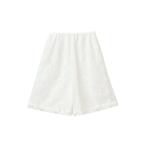 ショッピングハーフパンツ レディース パンツ 「near.nippon (ニアー ニッポン)」チュール刺繍ハーフパンツ レディース