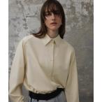 ブラウス シャツ 「EMOELLE」ソモウウールシャツ レディース