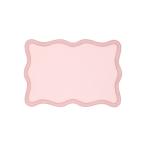 ランチョンマット バイカラー ウェーブ ランチマット ピンク×ピンク