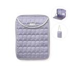 イヤホン ヘッドホン アーチキルト PCケース 13-14インチ ブルーグレー