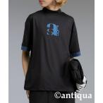  anti kaantiqua t рубашка короткий рукав [STCH] переключатель Logo tops женский мужской 