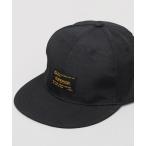 キャップ 帽子 撥水 ムラ染風 ワッシャーナイロン 平つば ベースボールキャップ メンズ レディース