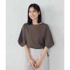 tシャツ タックスリーブ カットソー レディース